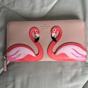 Kate Spade Flamingo 🦩 Blush Pink Wallet